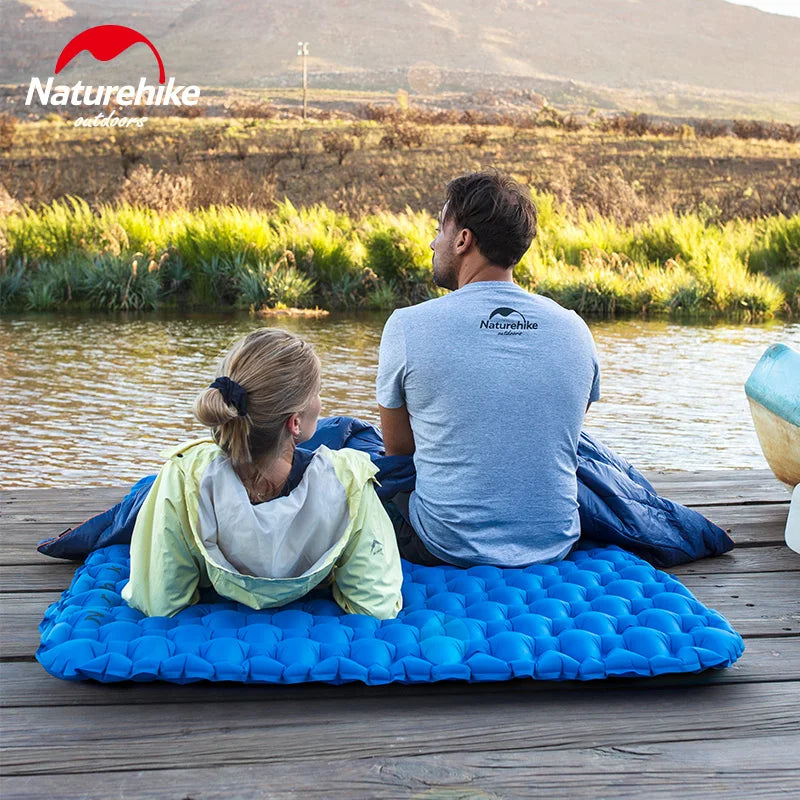 Naturehike Outdoor Camping Mat Ultralight Inflatable mattressTent Sleeping Pad Portable Hiking Air Mattress Picnic Pad Air Mat