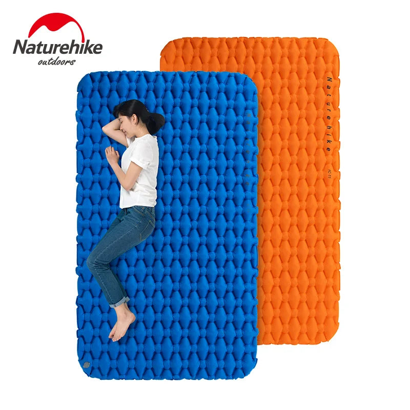 Naturehike Outdoor Camping Mat Ultralight Inflatable mattressTent Sleeping Pad Portable Hiking Air Mattress Picnic Pad Air Mat