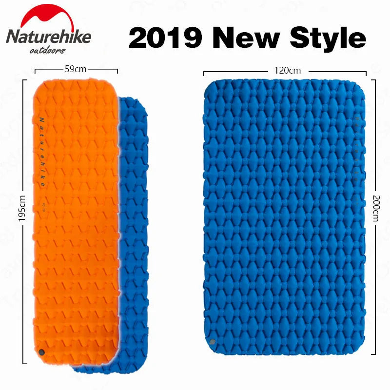 Naturehike Outdoor Camping Mat Ultralight Inflatable mattressTent Sleeping Pad Portable Hiking Air Mattress Picnic Pad Air Mat