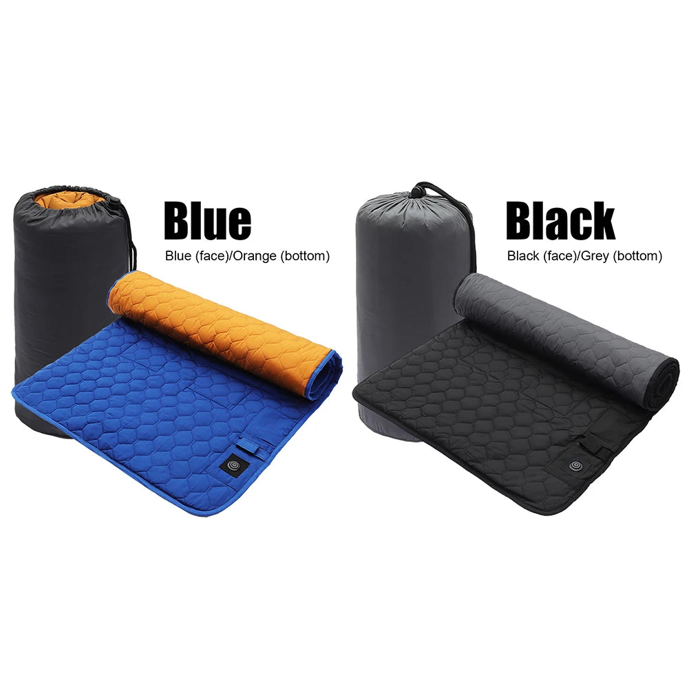 Winter Heating Mat USB Heating Sleeping Mat Camping Warming Mattress Temperature Warm Tent Sleeping Mat Foldable Sleeping Pad